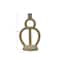 Hello Honey® 12" Ivory Modern Sculptural Taper Candle Holder